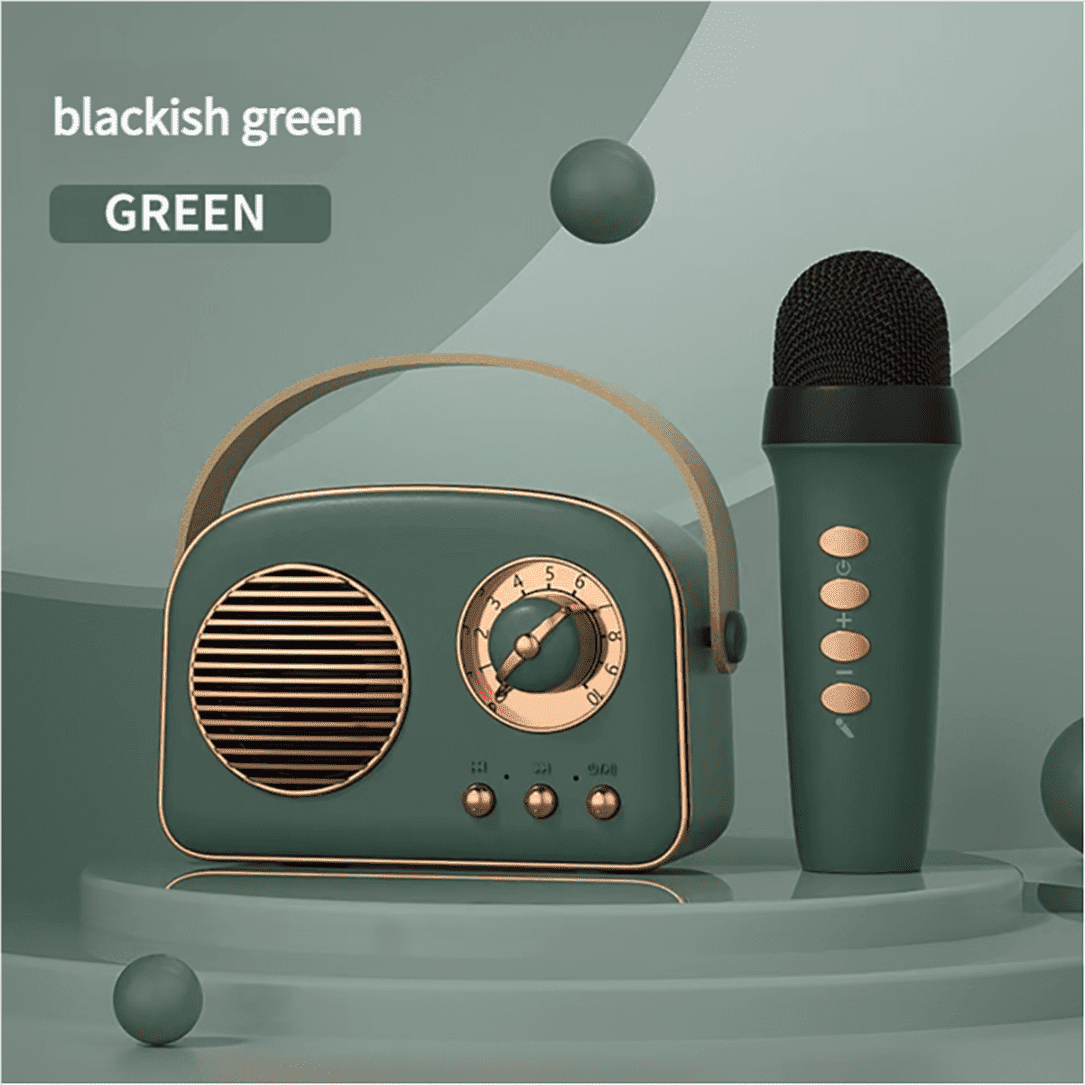 Retro T20 Bluetooth Speaker: TWS Stereo, 8H Battery, FM Radio, 5W HD Sound & Multi-Color – Vintage Style for Home/Outdoor
