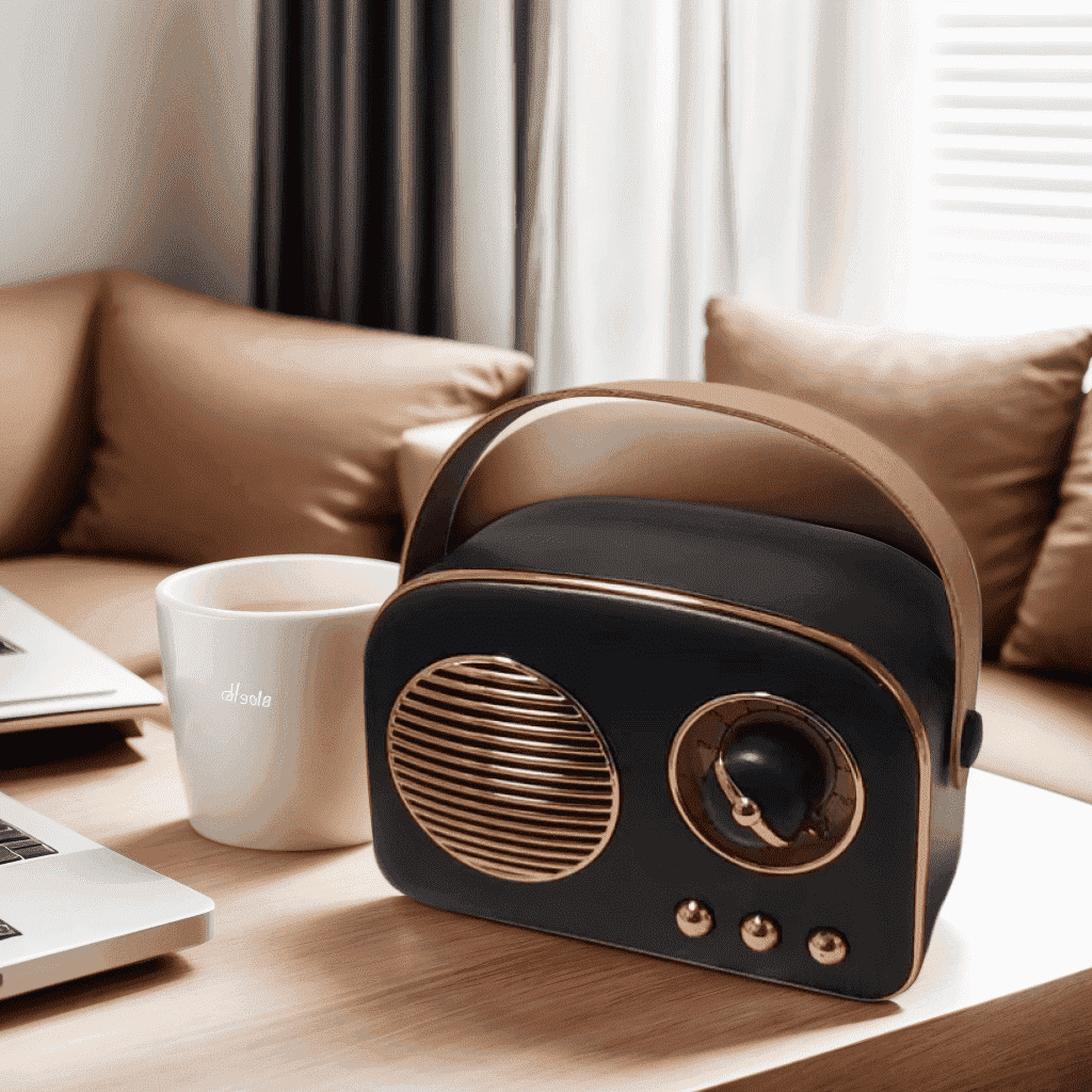 Rucfhh T20 Bluetooth Speaker Portable,retro bluetooth speaker,bluetooth speaker with fm radio,USB TF Card Support 1 Pack