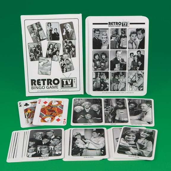Retro TV Show Bingo Game