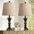 Retro Table Lamps Set of 2 Nightstand Lamp for Bedroom Vintage Rustic