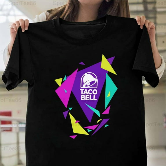 Retro Taco Bell 90s Fast Food Vintage Nostalgia Graphic G363 Unisex T-Shirt, Up to Size 5XL