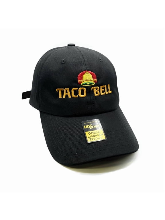 Retro Taco Bell Dad Hat Strapback (Black)
