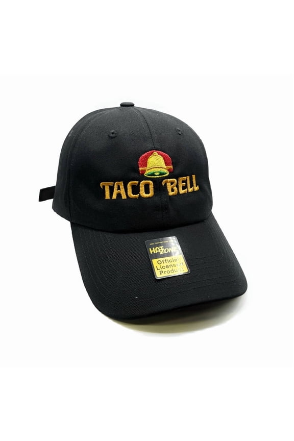 Retro Taco Bell Dad Hat Strapback (Black)