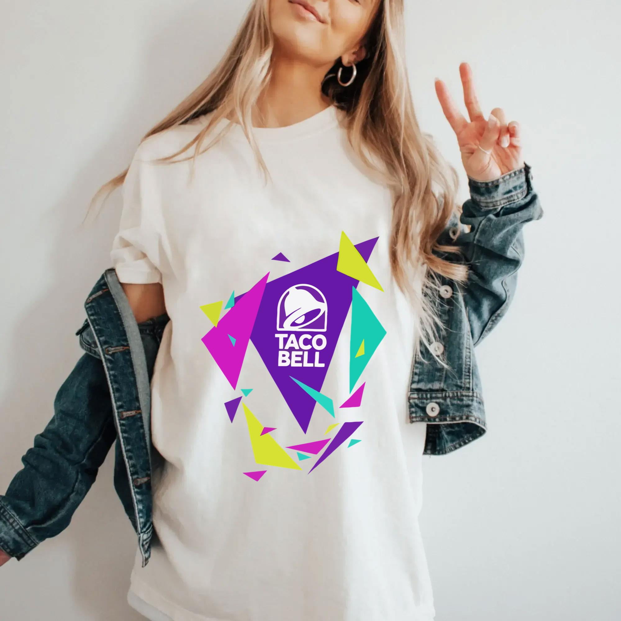 Retro Taco Bell Shirt. Comfort Colors Taco Bell Tshirt. 90s T Shirt Walmart