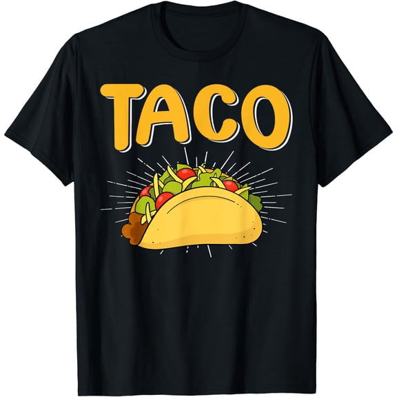 Retro Taco Mexican Food Eater Tacos Lover Fiesta T-Shirt