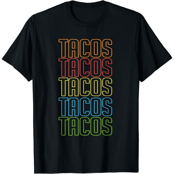 Retro Tacos shirt Vintage Taco Tuesday T-shirt T-Shirt