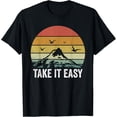 thumbnail image 1 of Retro Take It Easy Shirt Vintage Outdoors Camping T-Shirt, 1 of 4