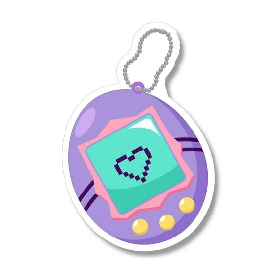 Retro Tamagotchi Waterproof Sticker