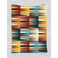 thumbnail image 1 of Retro Tapestry, Long Sharp Edged Horizontal Triangles on Different Color Blocks Creative and Abstract, Wall Hanging for Bedroom Living Room Dorm Decor, 40W X 60L Inches, Multicolor, by Ambesonne, 1 of 5