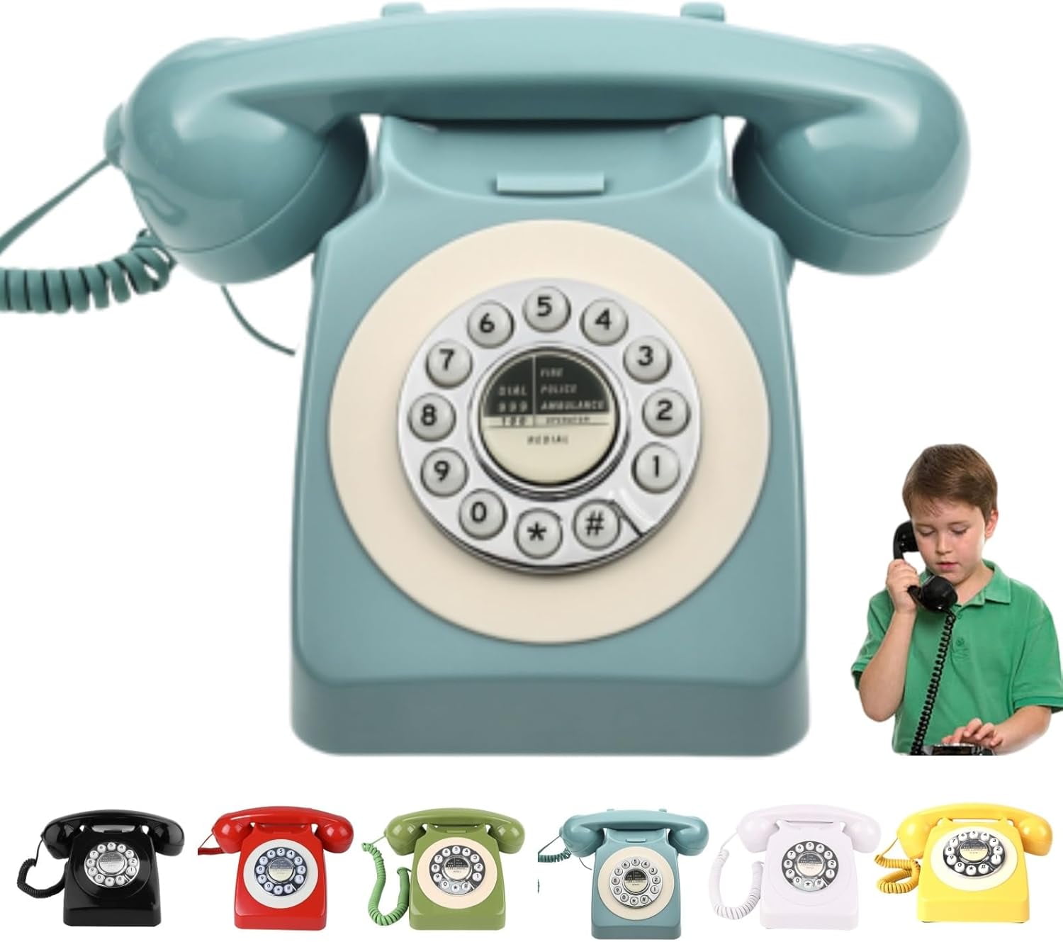 Retro Tattle Phone for Classroom – 2025 Creativity Vintage Landline