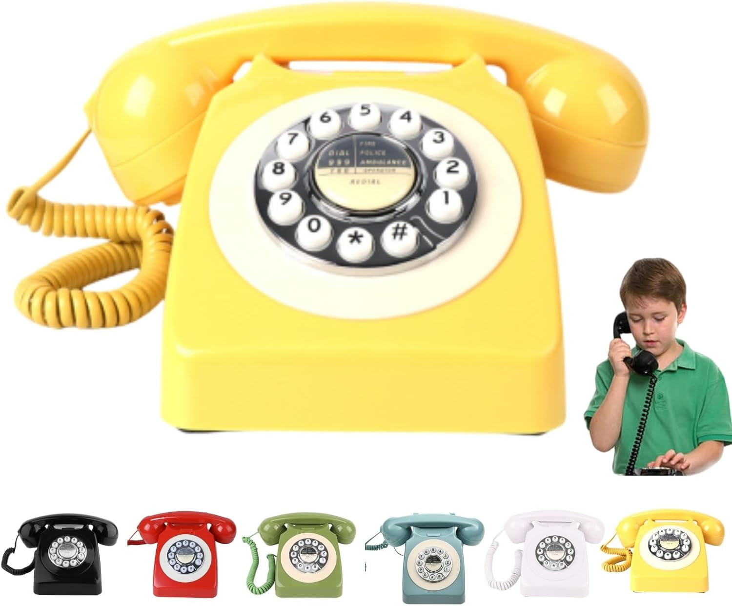 Retro Tattle Phone for Classroom – 2025 Creativity Vintage Landline