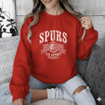 thumbnail image 1 of Retro Team Classic Court Spurs Vintage Basketball Team Retro Design Sweatshirt up to size 5XL, 1 of 2