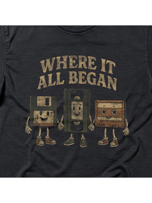 Retro Tech Shirt Funny 90s Nostalgia Tee