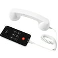 thumbnail image 1 of Retro Telephone Handset for iPhone (White) – 2026 New, Clear Comfortable Calls, Landline Handle Receiver, Bluetooth/Type-C Port, Retro Phone Handset, 1 of 7
