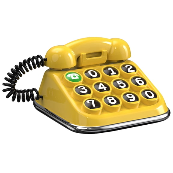 Retro Telephone Number Plate Card for Temporary Parking with 6 Sets of Numbers