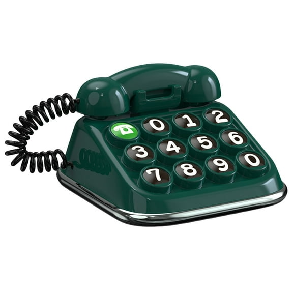 Retro Telephone Number Plate Card for Temporary Parking with 6 Sets of Numbers