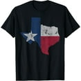 thumbnail image 1 of Retro Texas Flag Map Men Women Kids Youth Boys Girls Toddler T-Shirt, 1 of 5