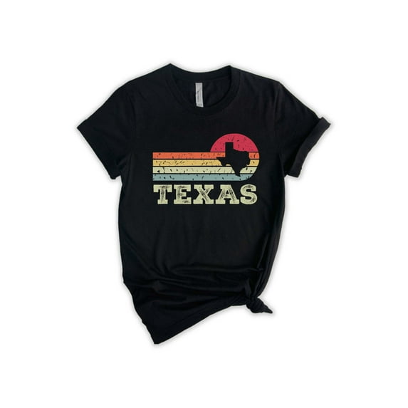 Retro Texas T-Shirt, Texas State T-Shirt, Texas Home T-Shirt, Home State T-Shirt ,Texas Gift, Woman T-shirt