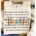 thumbnail image 1 of Retro Thankful Thanksgiving Sweater, Glitter Fall Autumn Thankful Sweatshirt, 1 of 5