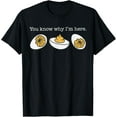 thumbnail image 1 of Retro Thanksgiving Dinner You Know Why I'm Here Deviled Egg T-Shirt, 1 of 4