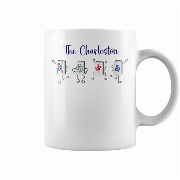 Retro The Charleston Mahjong Mahjong Dance Lover Coffee Mugs