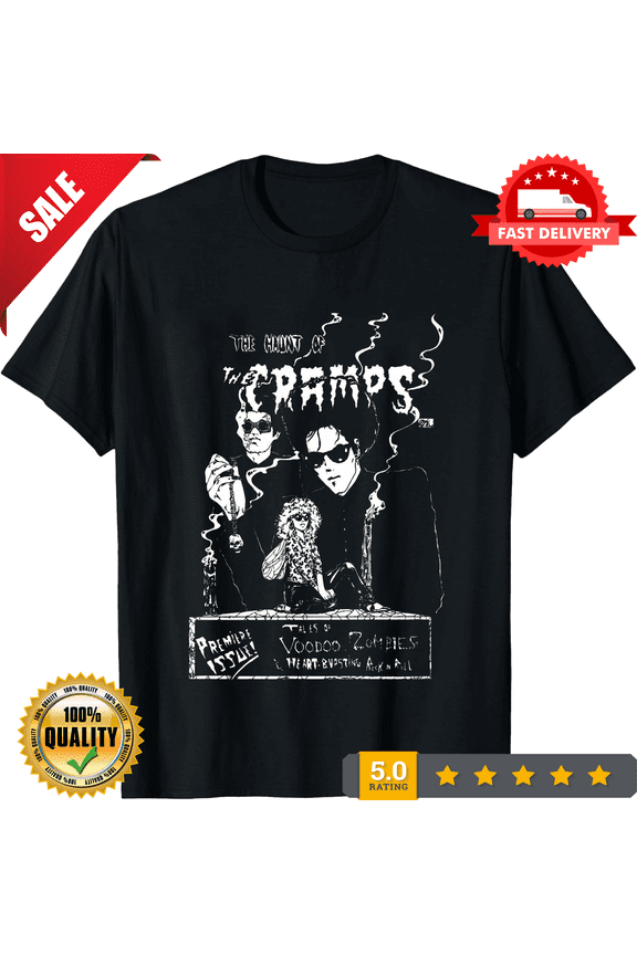 Retro The Cramps T-Shirt Short Sleeve All Sizes S to 5XL, NEW INSTOCK-TH75907