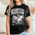 thumbnail image 1 of Retro The Haunted Mansion Shirt, Spooky Season Men’s And Women’s Graphic Tee 100% Cotton by TBun, Full Sizes S-5XL, 1 of 5