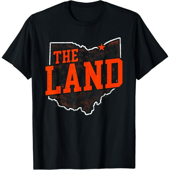 Retro "The Land" Cleveland Ohio Travel Souvenir T-Shirt