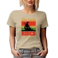 thumbnail image 1 of Retro The Lawn Ranger, Rides Again, Funny Lawn Mower Pun Quote, Tan T-Shirt, 3XL, 1 of 5