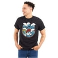 thumbnail image 1 of Retro The Smurfs Cartoon Characters Men's Graphic T Shirt Tees Brisco Brands S, 1 of 6