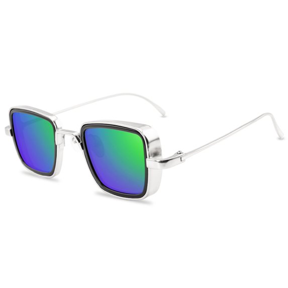 Retro Thick Edge Sunglasses for Men: Metal Frame and PC Lenses for Enhanced Style and Durability