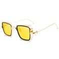 thumbnail image 1 of Retro Thick Edge Sunglasses for Men: Metal Frame and PC Lenses for Enhanced Style and Durability, 1 of 2