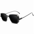 thumbnail image 1 of Retro Thick Edge Sunglasses for Men: Metal Frame and PC Lenses for Enhanced Style and Durability, 1 of 2