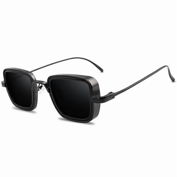 Retro Thick Edge Sunglasses for Men: Metal Frame and PC Lenses for Enhanced Style and Durability