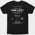 Retro Thin Lizzy '79 Tour TShirt Black Rose A Rock Legend Phil Lynott