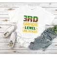 thumbnail image 1 of Retro Third Grade Level Unlocked Funny Gamer Back School Unisex T-Shirt, 1 of 2