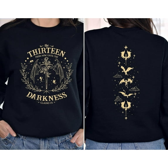 Retro The Thirteen Throne Of Glass Shirt, From Darkness Claim Us Sweatshirt, Bookish Hoodie, Fantastic Reader Sweatshirt, Her Sweatshirt All Size S-5XL
