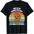 Retro This Is My Human Costume Potato Shirt Potato Gifts TShirt