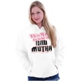 thumbnail image 1 of Retro This Mom Can Be A Bad Mutha Hoodie Sweatshirt Women Brisco Brands L, 1 of 1
