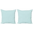 thumbnail image 1 of Ambesonne Retro Throw Pillow Cover 2 Pack, Big Dots Circles Shabby, 24", Pale Blue White, 1 of 2