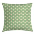 thumbnail image 1 of Retro Throw Pillow Cushion Cover, Spring Meadow Wildflower on Green Background Field Yard Bedding Plants, Decorative Square Accent Pillow Case, 20 X 20 Inches, Pale Green Cream Yellow, by Ambesonne, 1 of 2