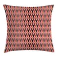 thumbnail image 1 of Retro Throw Pillow Cushion Cover, Vertical Rounded Lines Conceptual Design Graphic Vibrant Fashionable Composition, Decorative Square Accent Pillow Case, 20 X 20 Inches, Multicolor, by Ambesonne, 1 of 2