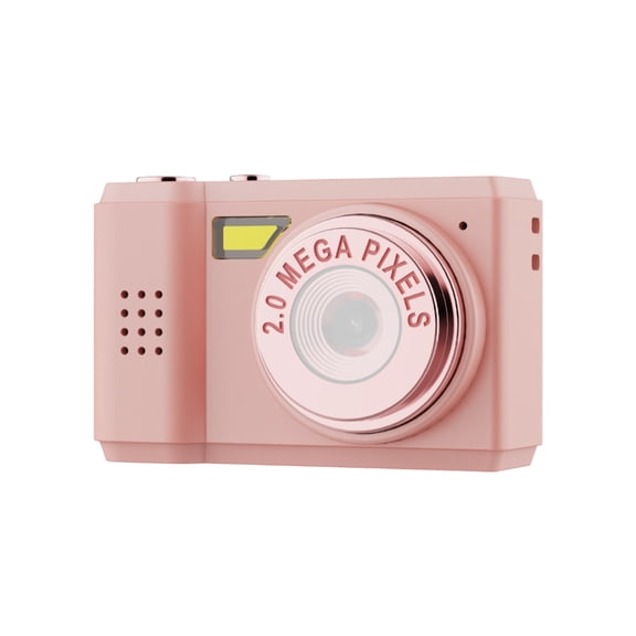 Retro Thumb Camera, 1080P Video & Photo, Portable Lanyard, Perfect Birthday Gift for Vlogging, Travel & Adventure Recording,Pink