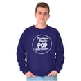 thumbnail image 1 of Retro Tootsie Pop Flavor Sweet Grape Unisex Plus Fleece Graphic Sweatshirt Brisco Brands 2X, 1 of 3
