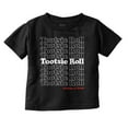 thumbnail image 1 of Retro Tootsie Roll Vintage Candy Logo Toddler Boy Girl T Shirt Infant Toddler Brisco Brands 12M, 1 of 6