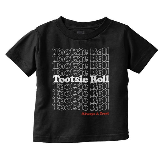 Retro Tootsie Roll Vintage Candy Logo Toddler Boy Girl T Shirt Infant Toddler Brisco Brands 12M