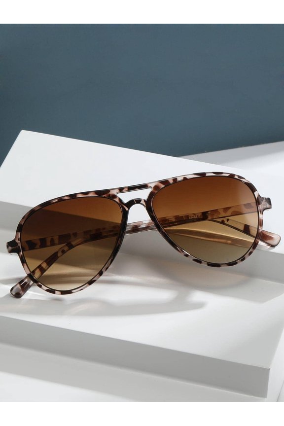 Retro Tortoiseshell Aviator Glasses for Women – Boho Fashion Shades for Beach, Travel & Daily Wear