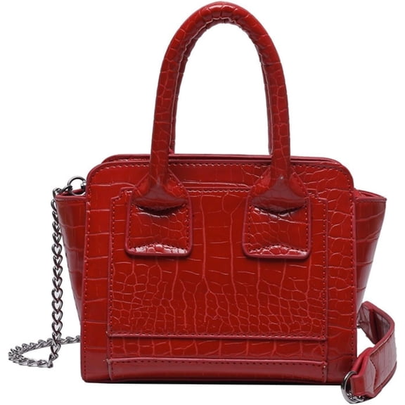 Retro Tote Bag for Women Leather Crossbody Chain Shoulder Bag Top Handle Handbag Purses Hobo Totes Wristlets