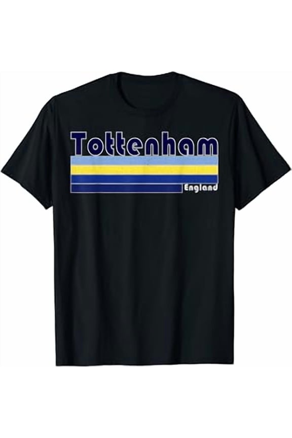 Retro Tottenham London T-Shirt, Vintage Birthday Gift