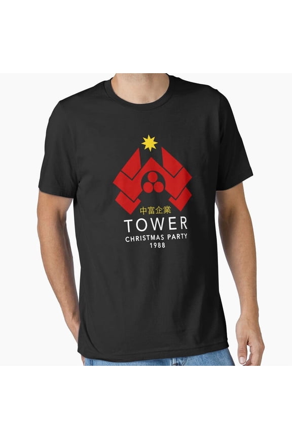 Retro Tower Holiday Party 1988 Structure Tribute Unisex T-Shirt, up to size 5XL